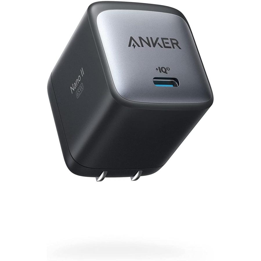 新しく着き Anker Nano II (PD USB-C)MacBook PC iPhone 充電器 iPad PD対応Windows 65W  アンカー スマホ、タブレット充電器