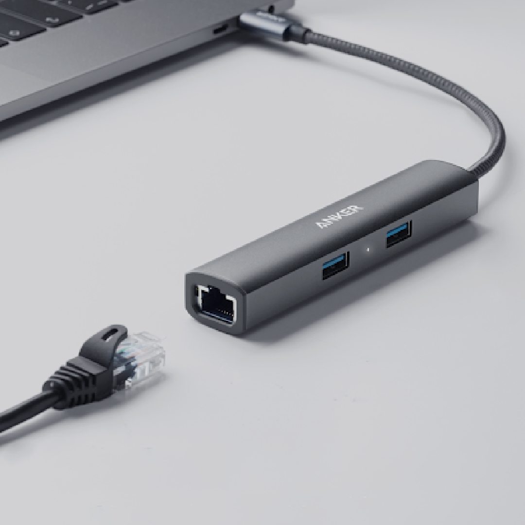 Anker PowerExpand+ 5-in-1 USB-C イーサネットハブ 4K対応HDMI出力