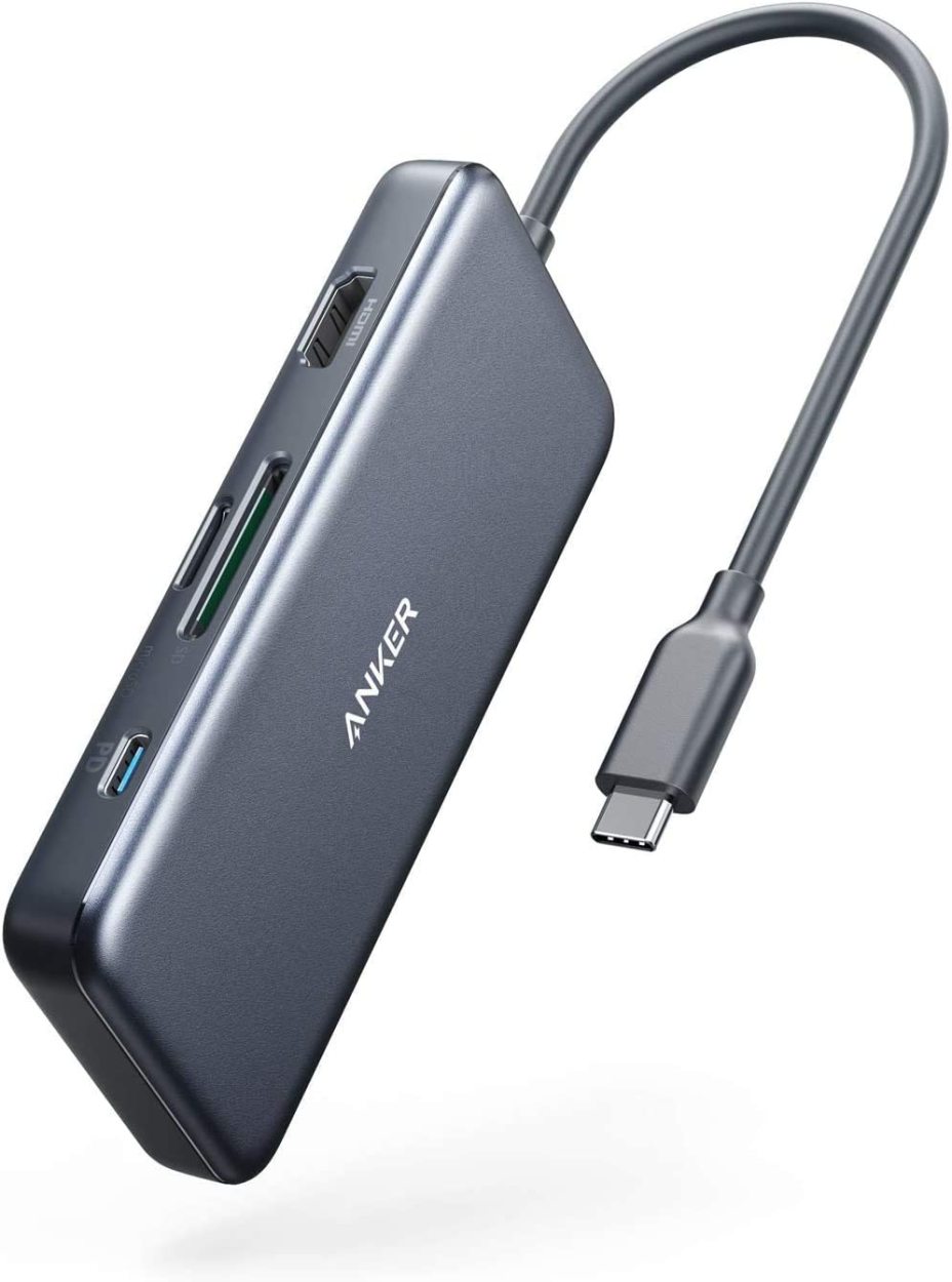 Anker USBハブ ACアダプター付き Anker PowerExpand+ 7-in-1 USB-C PD メディア ハブ 85W