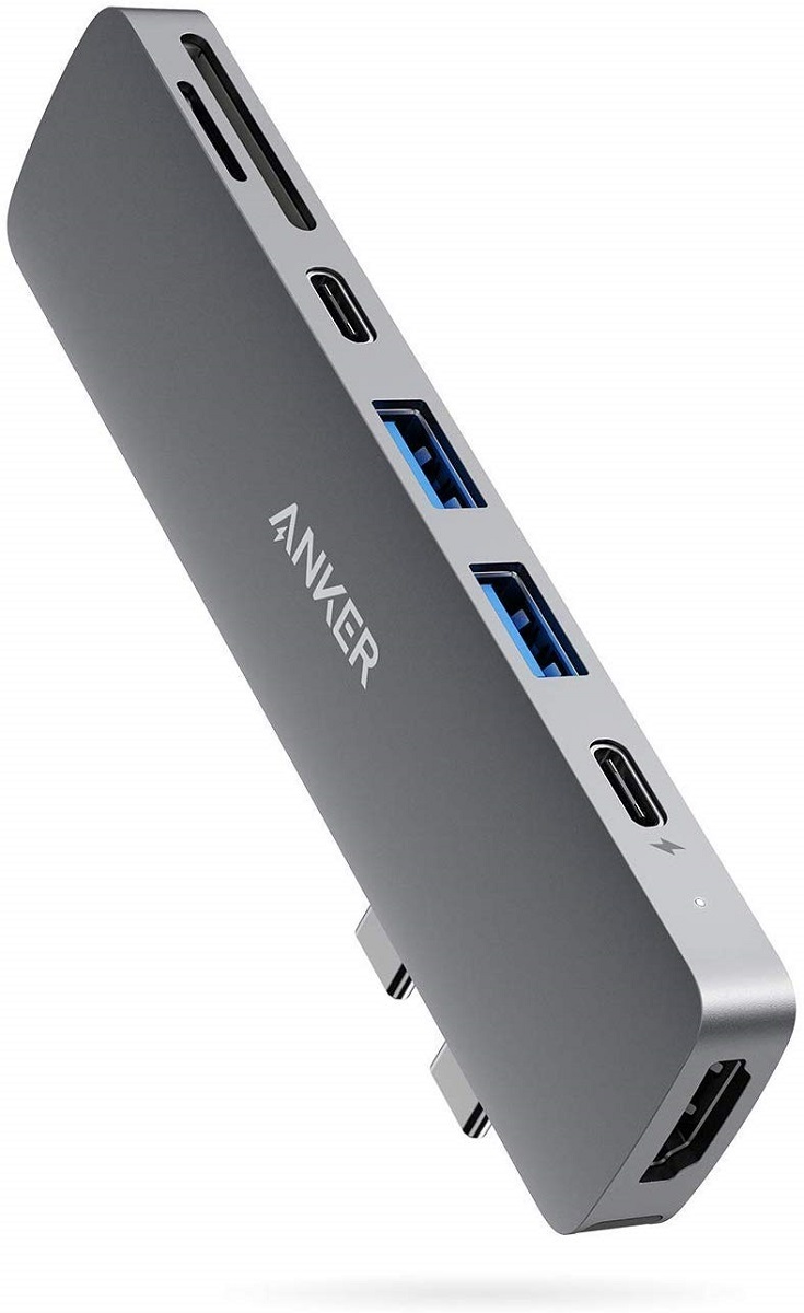 Anker PowerExpand Direct 7-in-2 USB-C PD メディア ハブ 4K対応 HDMIポート 100W出力 Power Delivery 対応 microSD & SDカード スロット搭載