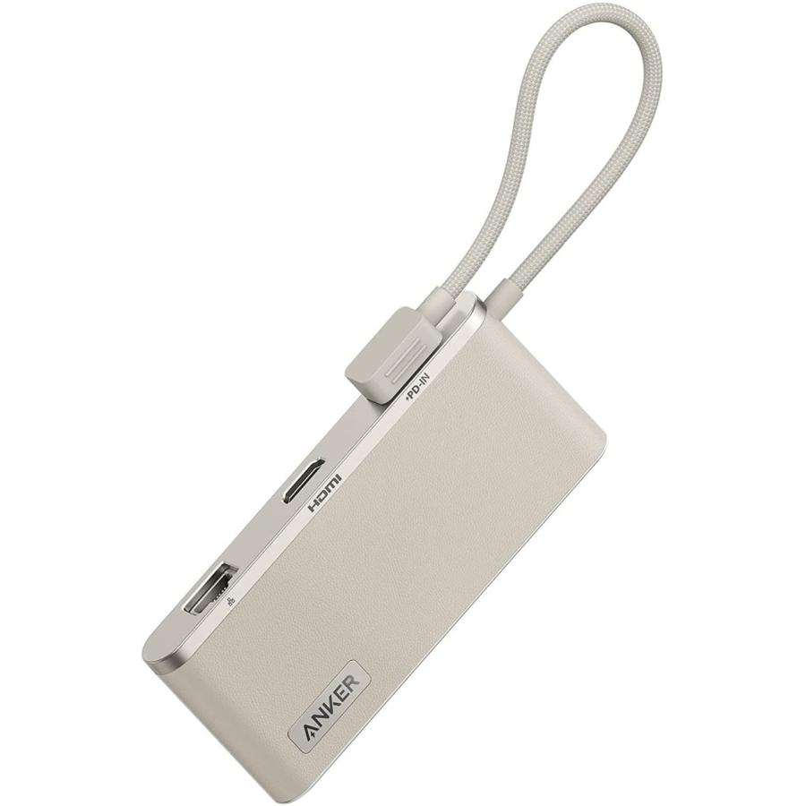 Anker 655 USB-C ハブ (8-in-1) 10Gbps 高速データ転送 USB-Aポート 100W USB Power Delivery USB-Cポート 4K HDMIポート 1Gbps イーサネットポート アンカー