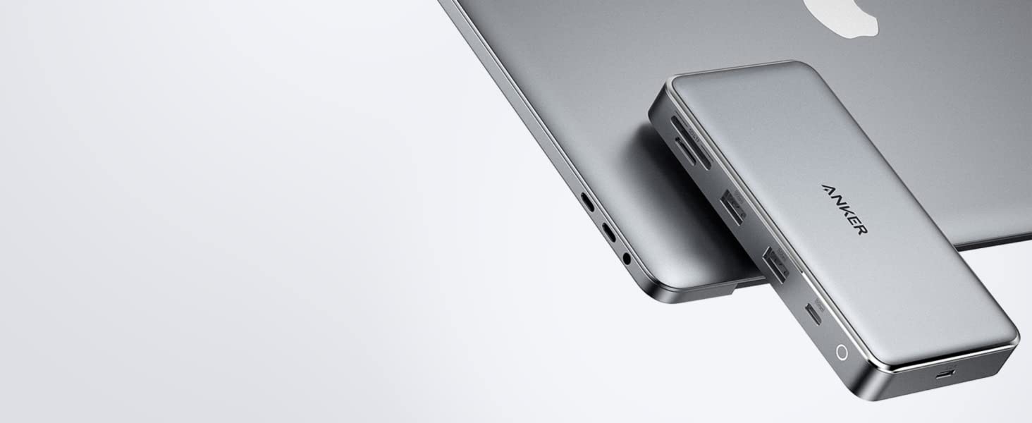Anker 563 USB-C ハブ (10-in-1, Dual 4K HDMI, for MacBook Anker 563 USB-C ハブ (10-in-1, Dual 4K HDMI, for MacBook