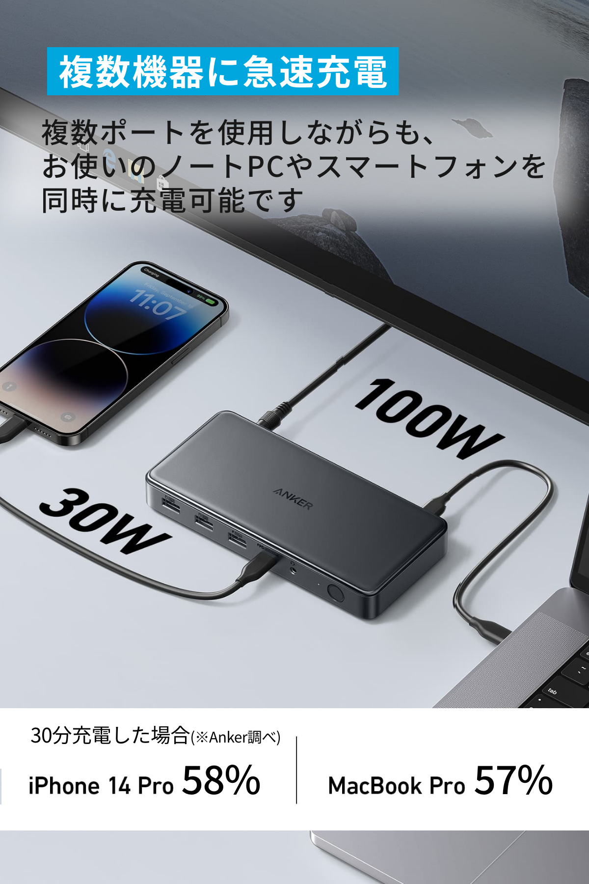 Anker 564 USB-C ドッキングステーション Anker（アンカー） Anker 564 USB-C ドッキングステーション (10-in-1
