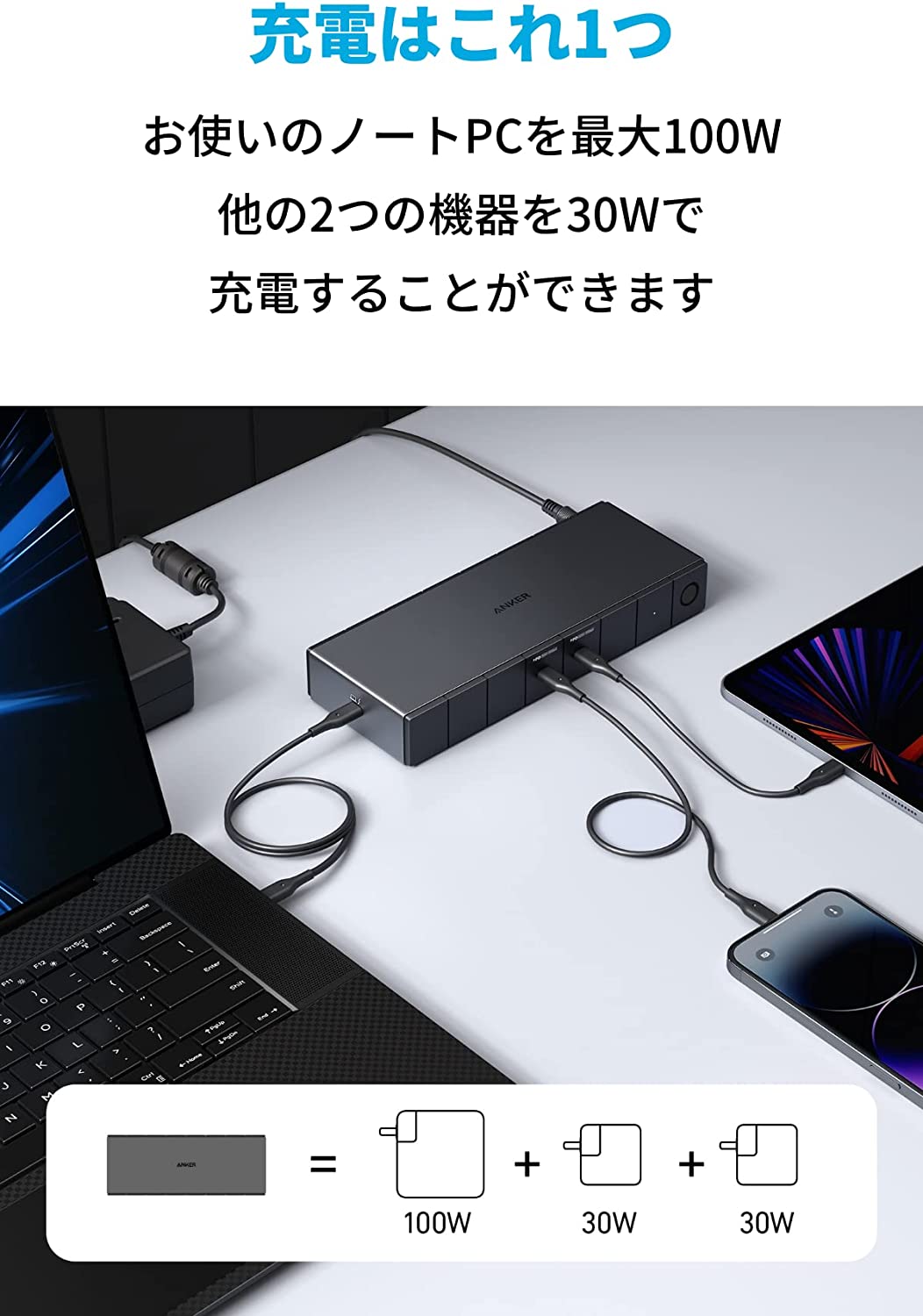 Anker 778 Thunderbolt ドッキングステーション (12-in-1, 4) 4