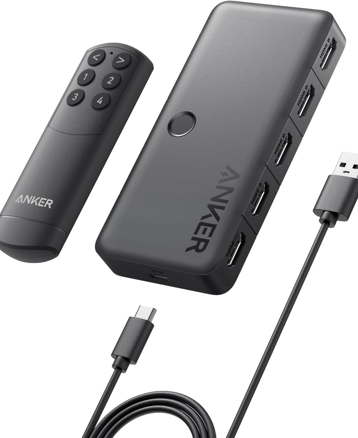 Anker HDMI Switch (4-in-1 Out, 4K HDMI) セレクター リモコン付き 4K HDR 3Dコンテンツ対応 HDMI 切替器 MacBook Pro/Air Switch Xbox 360 PS4 / PS5 他｜ankerdirect｜02