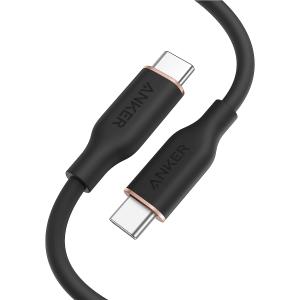 Anker PowerLine III Flow USB-C &amp; USB-C ケーブル Anker絡...