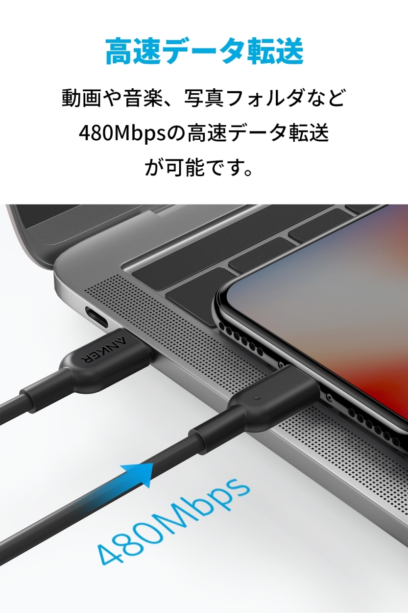 Anker（アンカー） Anker PowerLine II USB-C & ライトニングケーブル
