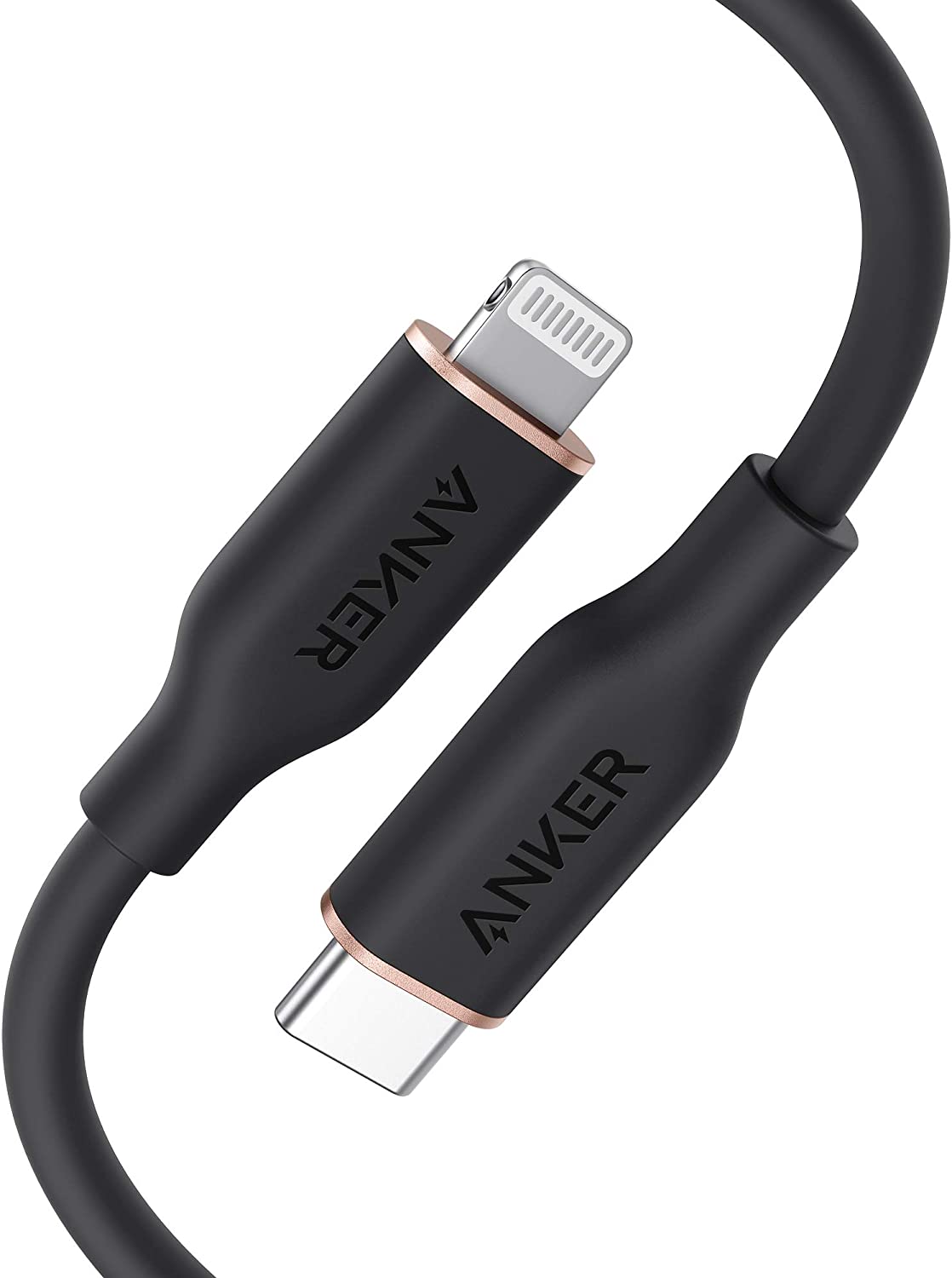 Anker PowerLine III Flow USB-C &amp; ライトニング ケーブル MFi認証...