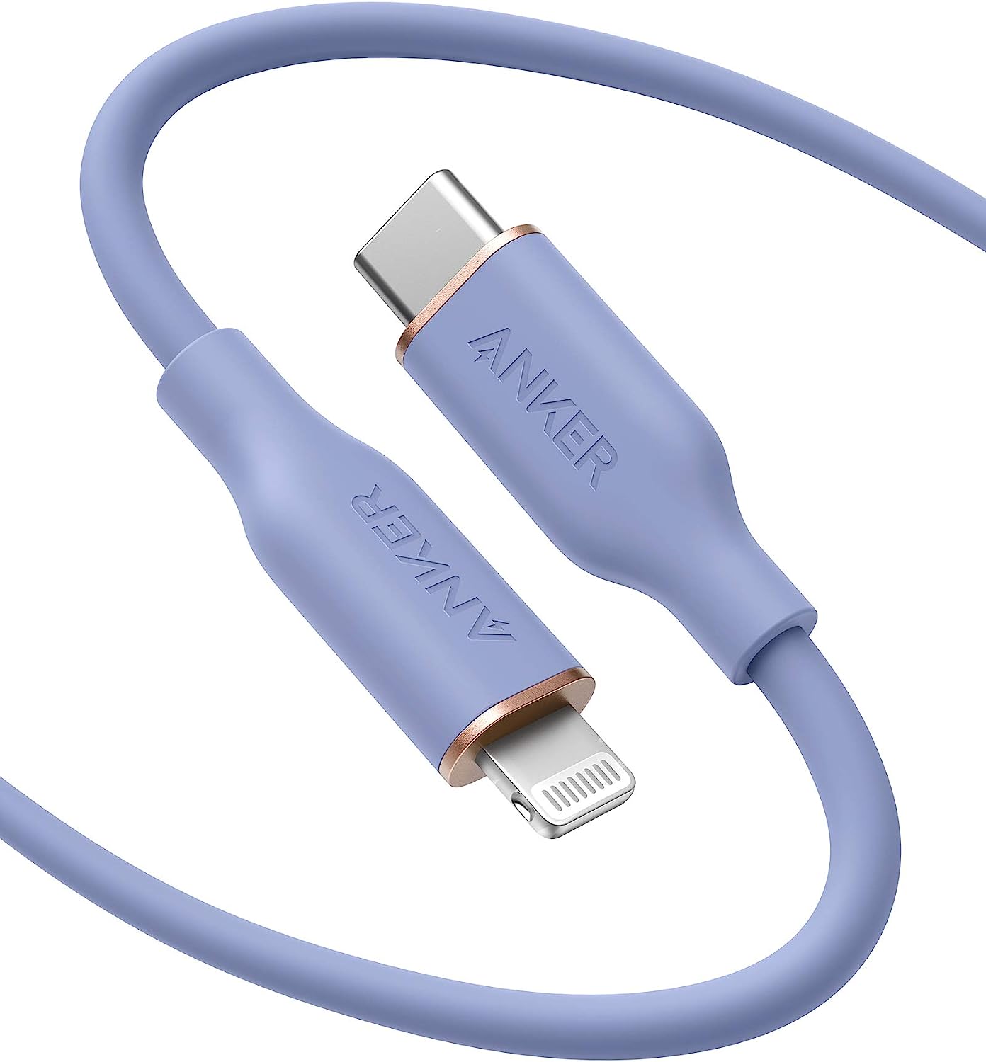 Anker PowerLine III Flow USB-C & ライトニング ケーブル MFi認証 PD対応 シリコン素材採用 iPhone 各種対応 (1.8m) アンカー