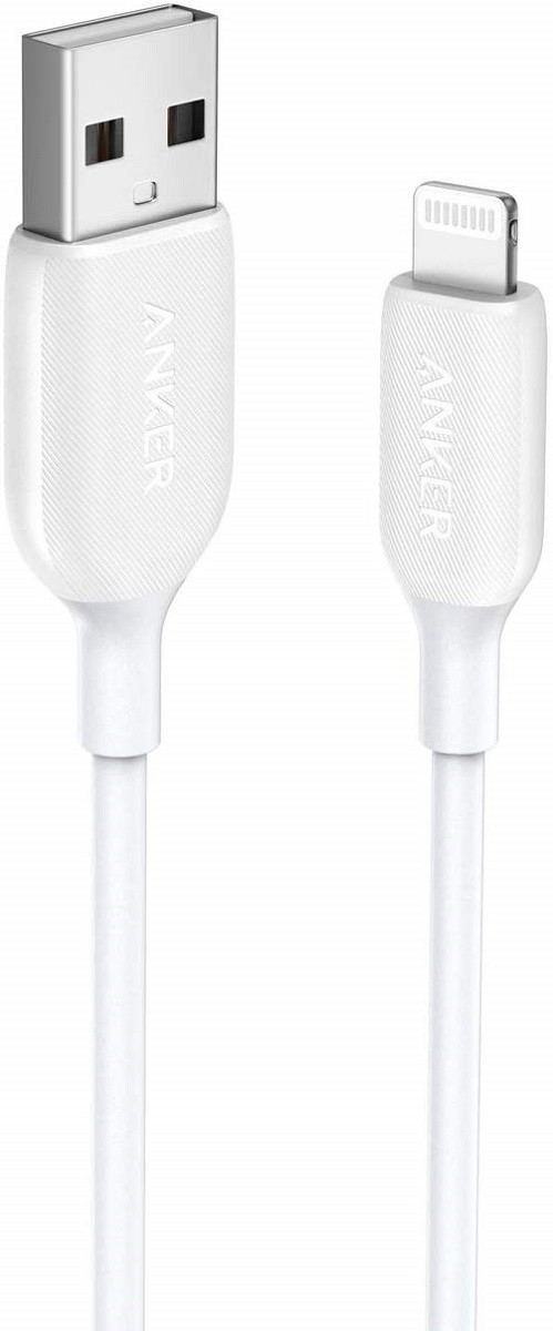 Anker iPhone 充電ケーブル PowerLine III ライトニングUSBケーブル Apple MFi認証取得 超高耐久 極細 お手入れ簡単 0.9m ホワイト