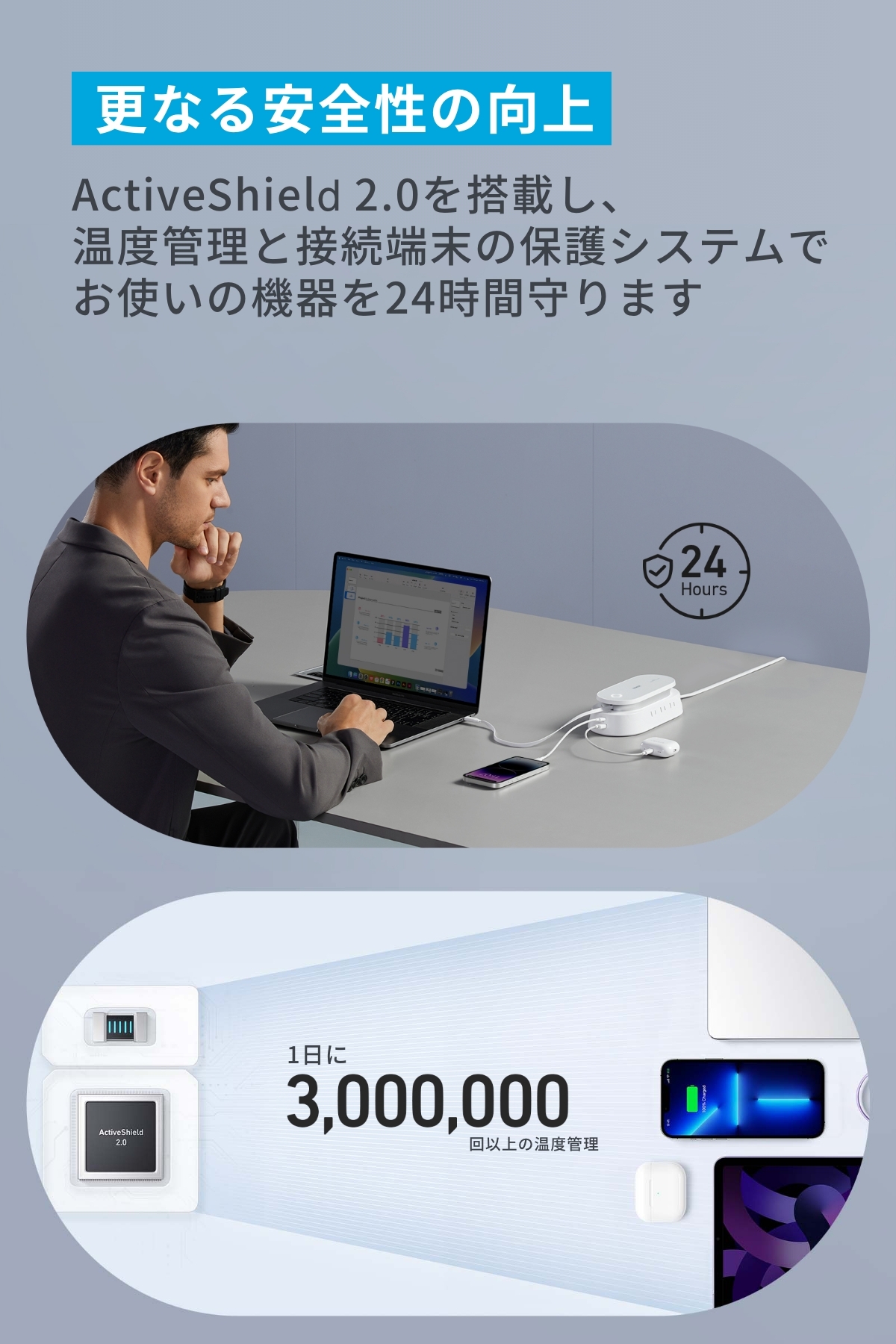 Anker 647 Charging Station (100W, 10-in-1) (単ポート最大60W