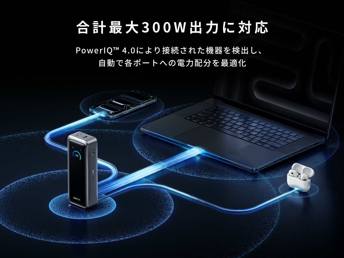 Anker（アンカー） Anker Prime Power Bank (26250mAh, 300W) with