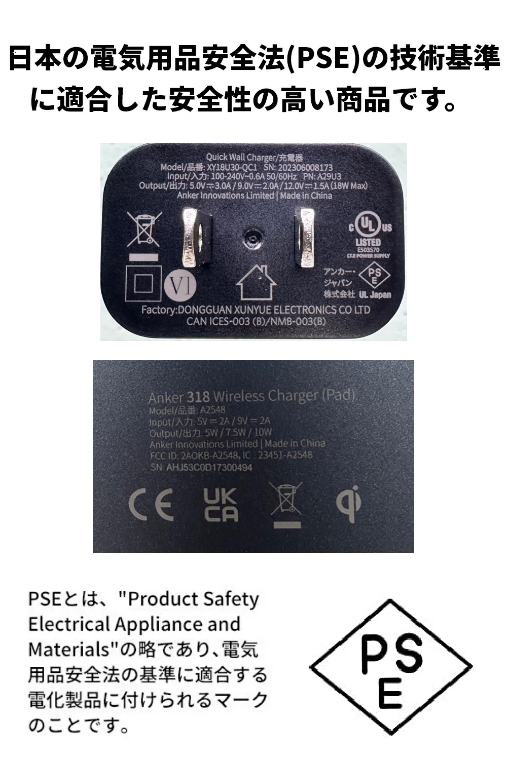 Anker 318 Wireless Charger (Pad) (ワイヤレス充電器 Qi認証) iPhone 14/ 13 Galaxy 各種対応 最大10W出力 USB-C & USB-A ケーブル同梱 type-c入力対応｜ankerdirect｜08