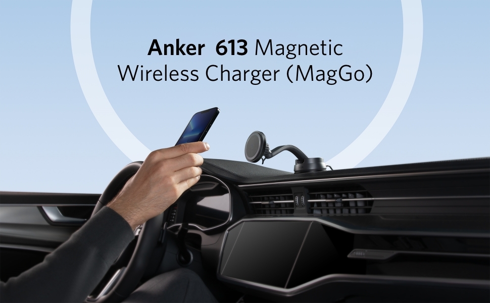Anker 613 Magnetic Wireless Charger (MagGo) (マグネット式車載