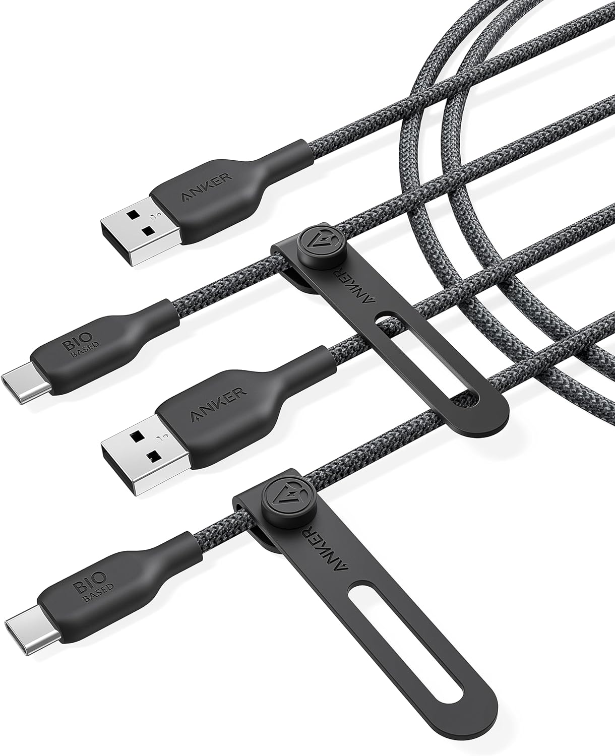 【2本セット】Anker USB-C & USB-A ケーブル (高耐久ナイロン) 1.8m ブラック｜ankerdirect｜02