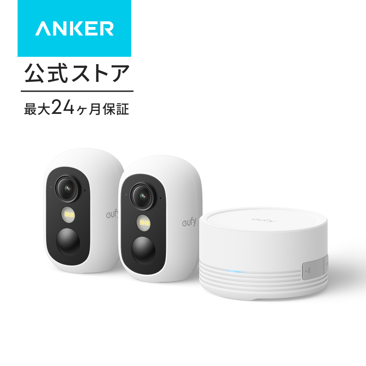 Eufy（Anker） Anker Eufy (ユーフィ) eufyCam C35 2-Cam Kit（屋外用