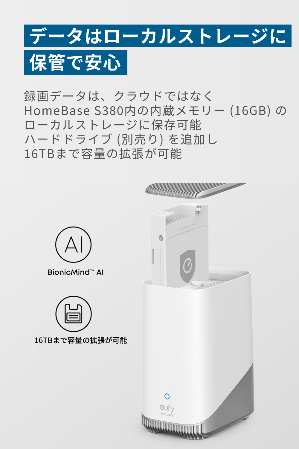 Anker（アンカー） Anker Eufy (ユーフィ) eufyCam S3 Pro 1-Cam Kit