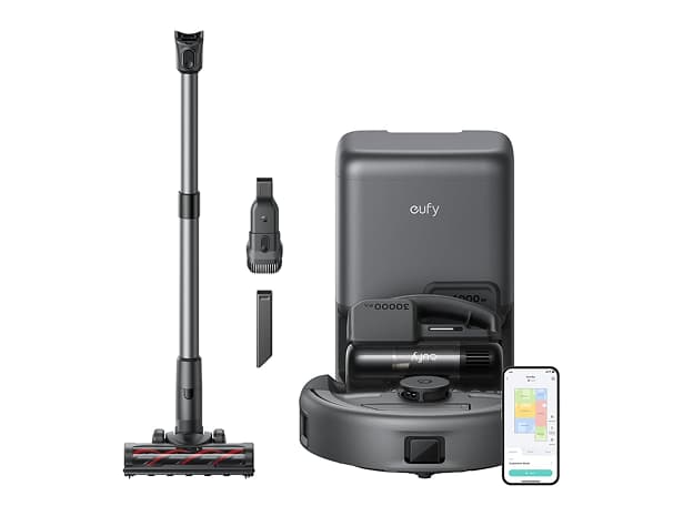 Anker Eufy (ユーフィ) Robot Vacuum 3-in-1 E20 (ロボット掃除機)【自動ゴミ収集ステーション/スティック掃除機/ハンディクリーナー/毛絡み/最大24ヶ月保証】