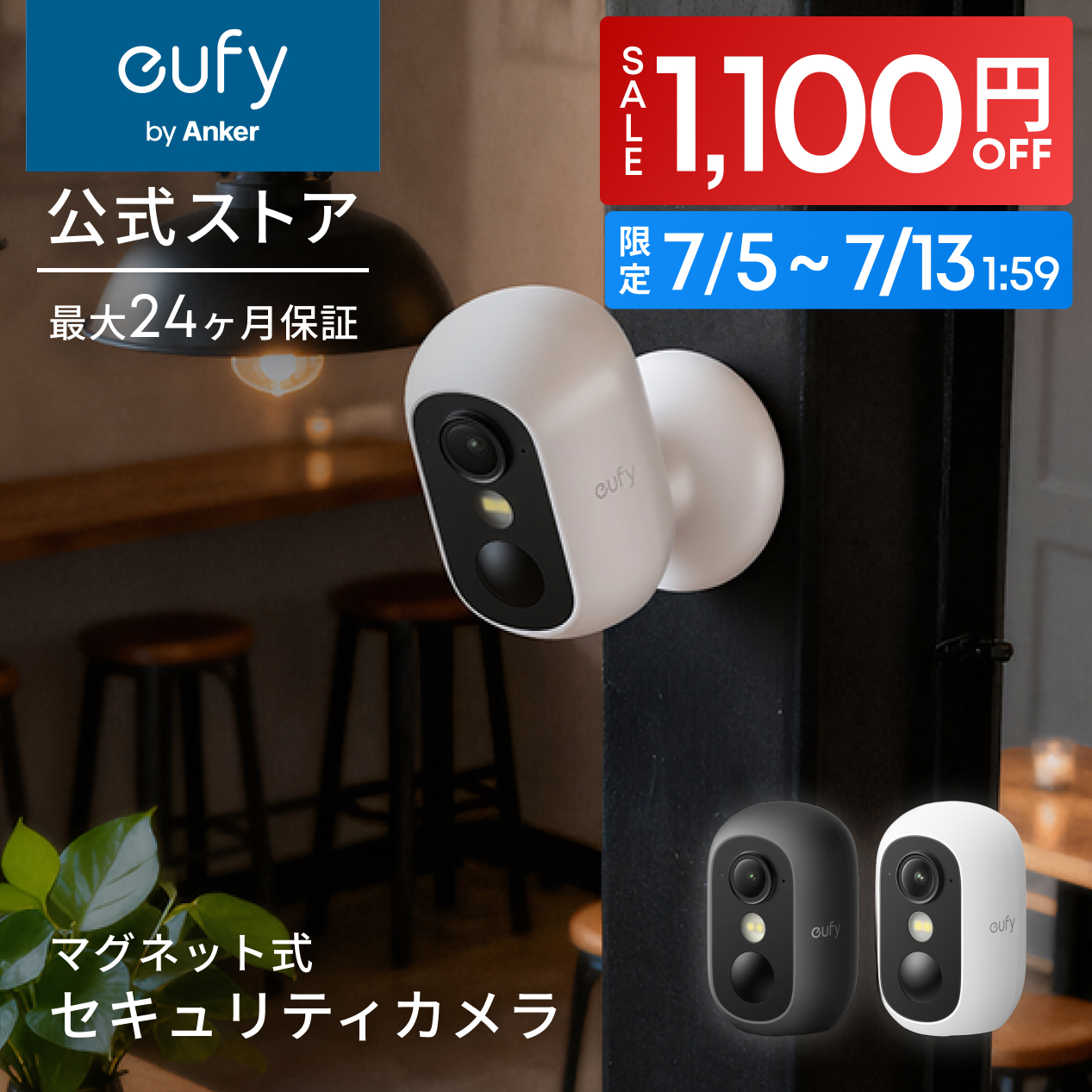 Anker（アンカー） Anker Eufy (ユーフィ) eufyCam C35 （屋外用防犯