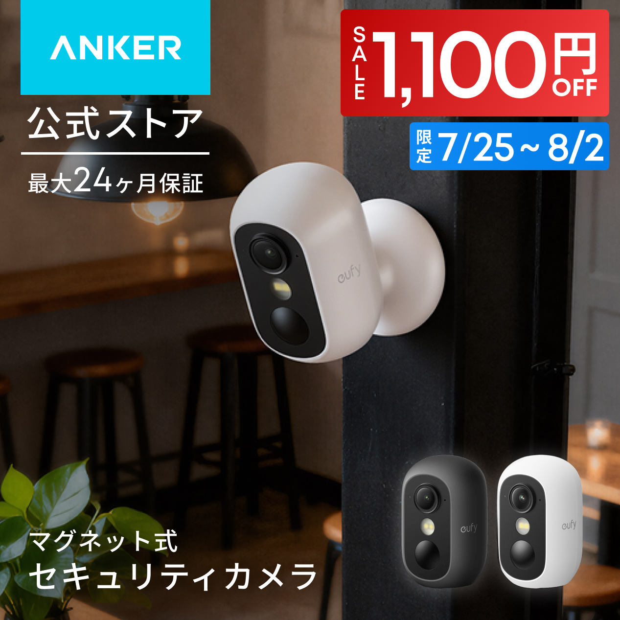 Anker（アンカー） Anker Eufy (ユーフィ) eufyCam C35 （屋外用防犯