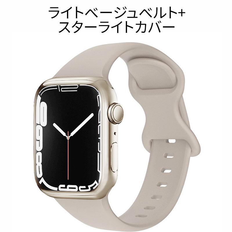 アップルウォッチ バンド カバー セット 防水 ケース Apple Watch シリーズ ultra 9 8 7 6 5 4 SE シリコン ベルト  49 45mm 44 41 40｜annasui｜08