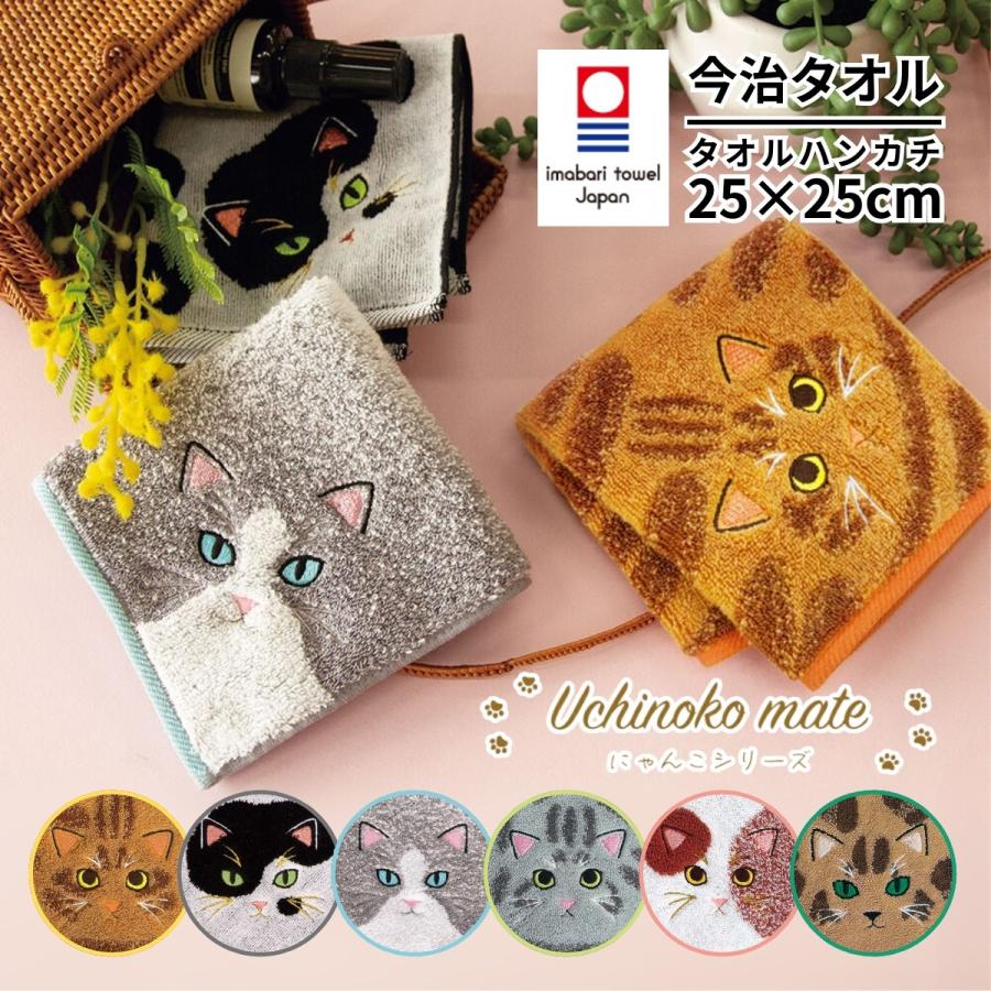 ハンドタオル 24×24cm プラスイマ ハンカチ 今治生まれのハンカチ +ima