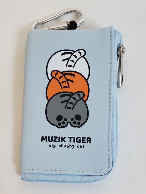 ムジークタイガー タイガーが可愛い リール付きパスケース 定期入れ