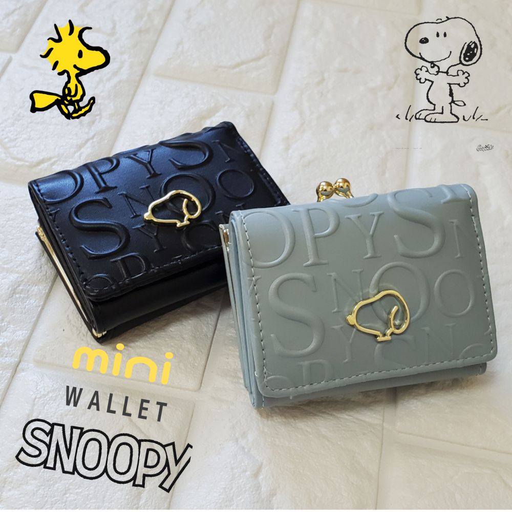 SNOOPY（スヌーピー） 財布 コンパクト財布 ピーナッツ ミニ財布 三