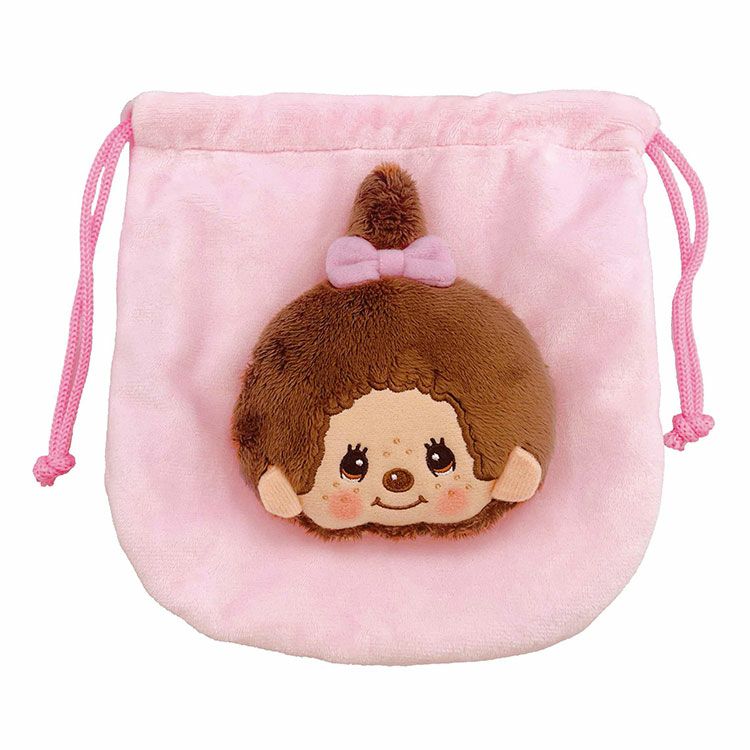 【しなこ×モンチッチ】 巾着 ポーチ　10枚セット ネコポス可】 しなこ×モンチッチ 巾着|【ぬいぐるみのセキグチ