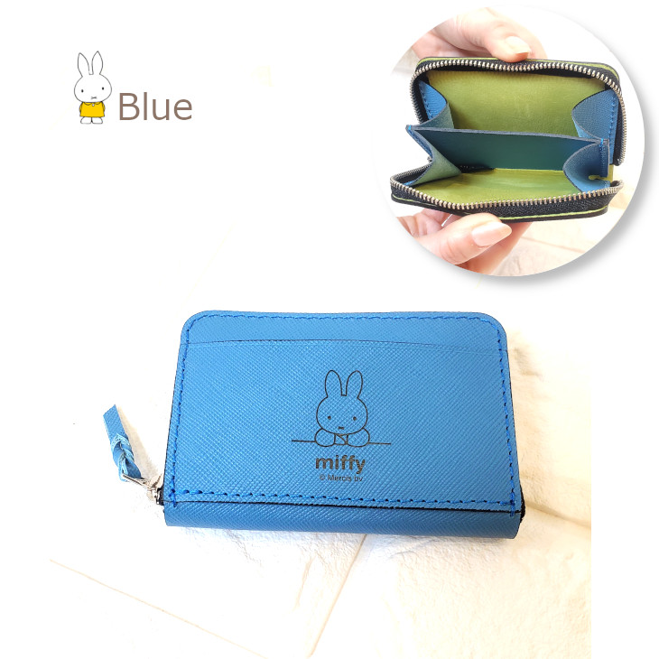 Miffy（ミッフィー） 財布 ミニ財布 コンパクト財布 本革 日本製 ミニ