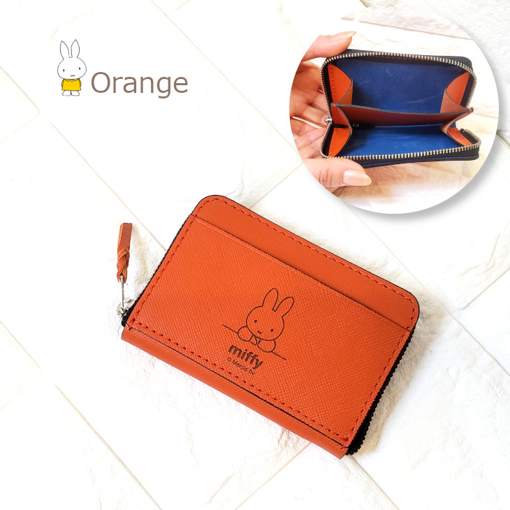 Miffy（ミッフィー） 財布 ミニ財布 コンパクト財布 本革 日本製 ミニ