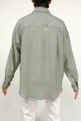 春夏SALE【ローブ/カフネ/年間物/315915/50%OFF】セルロースナイロンレーヨン絹ワッシャー２フラップポケリラックスシャツジャケット/ROBE/sph/9i52b771xx ROBE 春夏SALE【ローブ/カフネ/年間物/315915/50%OFF