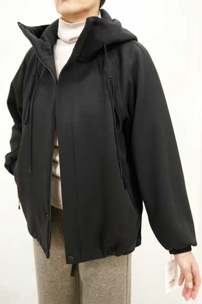 秋冬SALE【ローブ/パシオーネ/546423/40%OFF】超長綿ボンバーヒートスタンド＆フードジップリラックスパーカーバックロング丈/sps/1i11/5i57b771xx