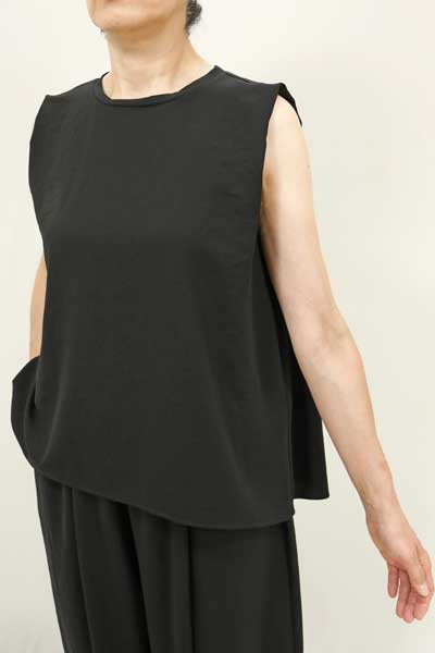 30%OFF Dignite collier ディニテ コリエ 80255301 ストレッチ シフォン ノースリーブ ブラウス Dignite collier 30%OFF ディニテ コリエ 80255301 ストレッチ