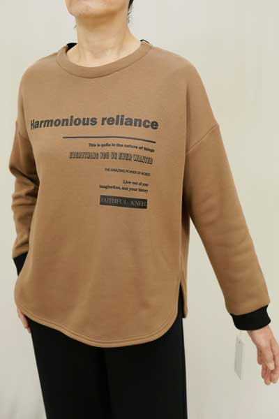 ayane 秋冬SALE【アヤン/梅春物/896106/40%OFF】ボンバーヒート丸首