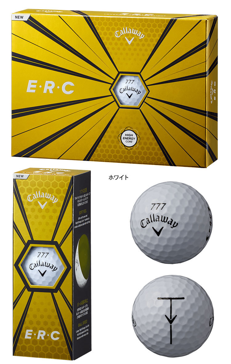 市販キャロウェイ ゴルフ E・R・C ボール 2019モデル ゴルフボール 2