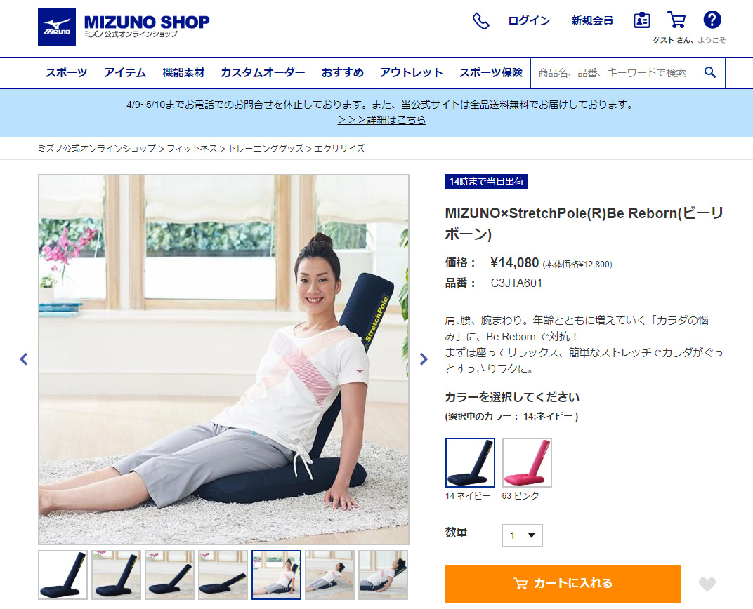 MIZUNO（ミズノ） 期間限定ポイント15倍 ストレッチポール ビー