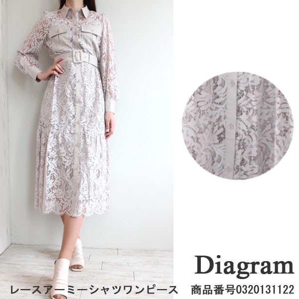 デラックス Diagramレースワンピース qocOa-m65911171722 ニング