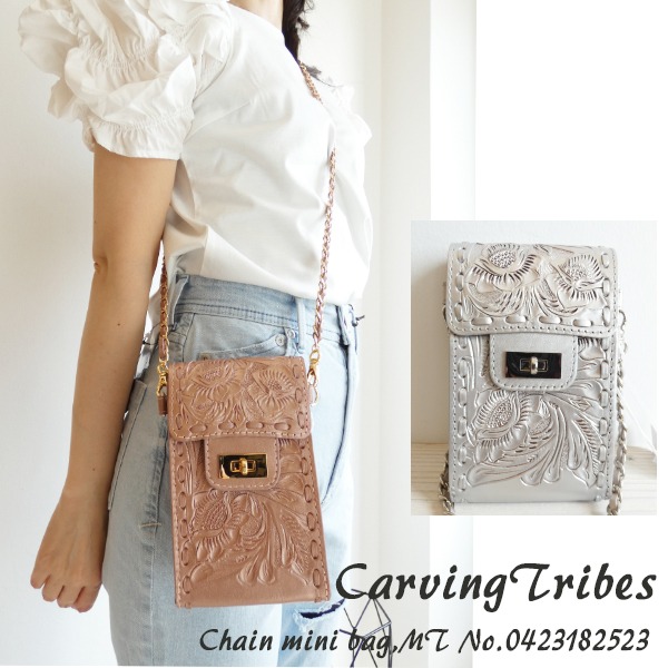 期間限定10％OFF 0423182523,Chain mini bagMT,Carvingtribes 