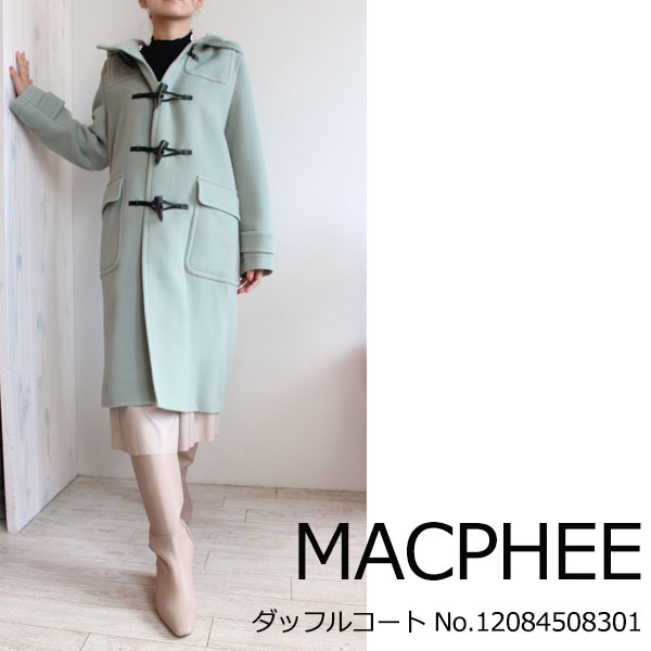 期間限定10％OFF 12-05-15-08301,MACPHEE,ウールメルトン ダッフル