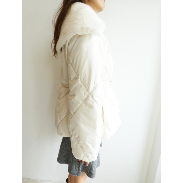 FRAY I.D 【期間限定10％OFF】CWFC245002,ファー襟付き