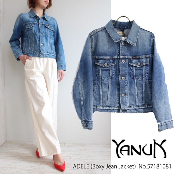 期間限定SALE ヤヌーク,YANUK,ADELE(Boxy Jean Jacket),アウター,ジャケット,デニム,送料無料,57181081