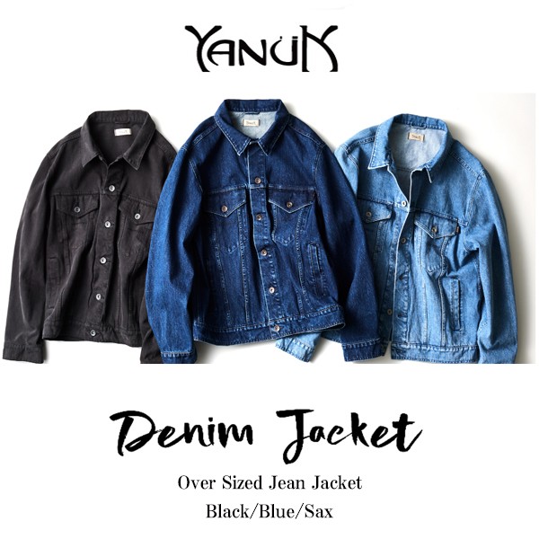 期間限定SALE ヤヌーク YANUK Denim Jacket 金子彩 コラボデニム