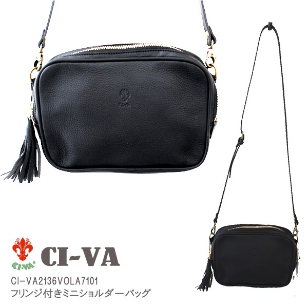 期間限定10%OFF CI-VA,チーバ,フリンジ付きミニショルダーバッグ