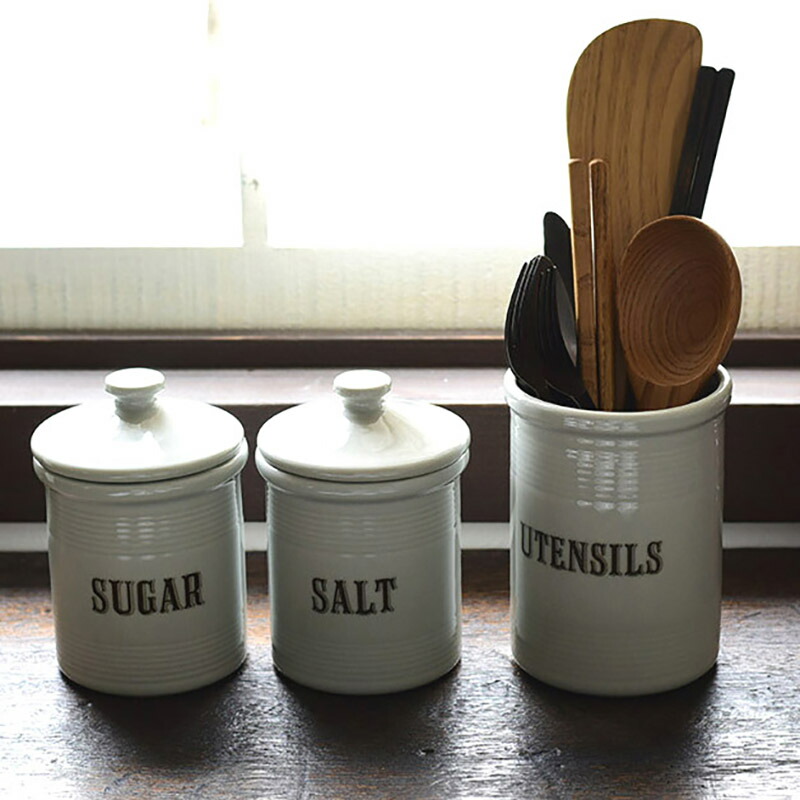 キャニスター ソルト シュガー 陶器 キッチン用品 食器 調理器具 キャニスター ソルト シュガー 陶器 キッチン用品 食器 調理器具