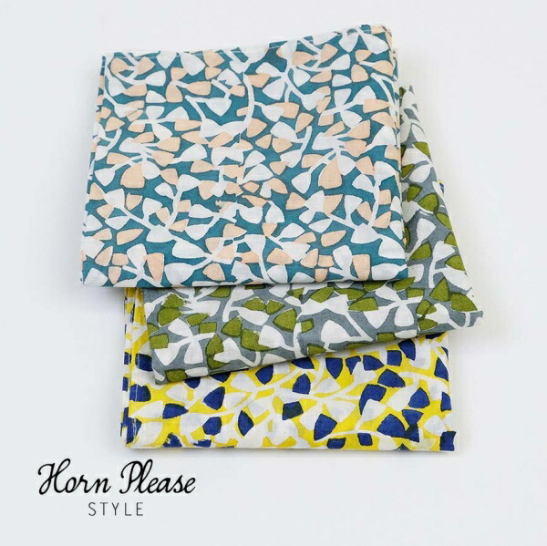 ハンカチ フルフラワー 花柄 グリーン ブルー ピンク Horn Please 志成販売 コットン 綿 100 総柄 ハンカチーフ はんかち 女性用 女性 おしゃれ Zl yahoo 雑貨屋アノ 通販 Yahoo ショッピング