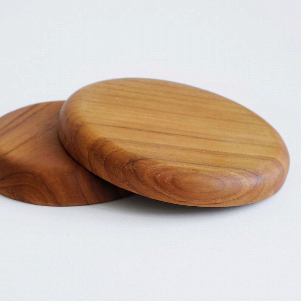 Horn Please ミニプレート Sサイズ チークウッド TEAKWOOD 木