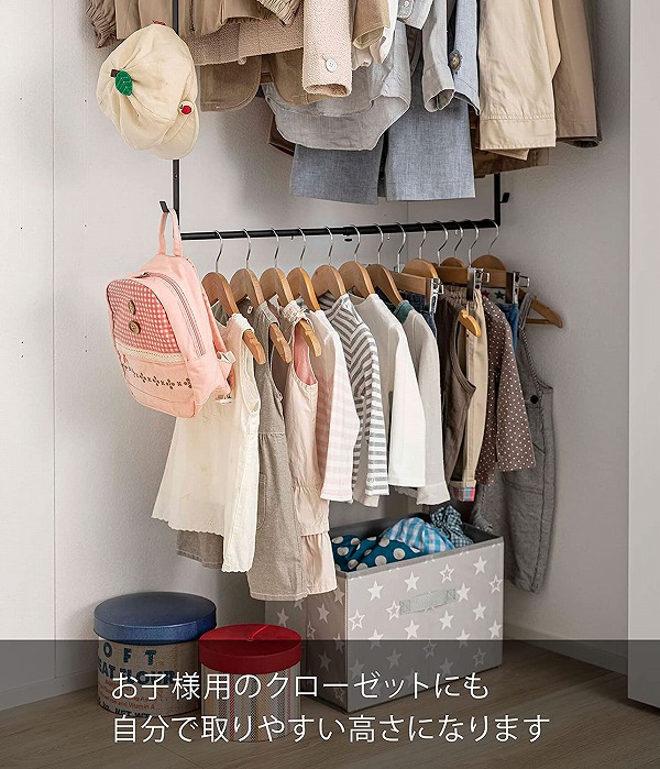 山崎実業 ( 伸縮収納力アップ 2段ハンガー スマート ) smart 引っ掛け