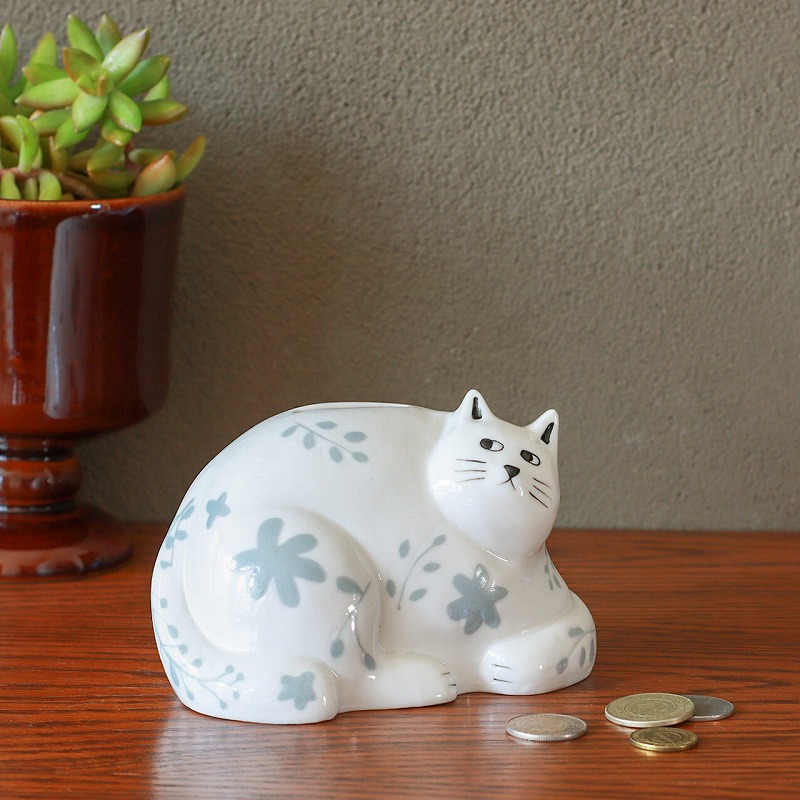 貯金箱 ねこの貯金箱 Zappy ザッピー おしゃれ 金庫 小銭 500円玉