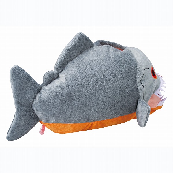 ティッシュケース ピラニア 動物 魚 F23-0411 ボックスティッシュ